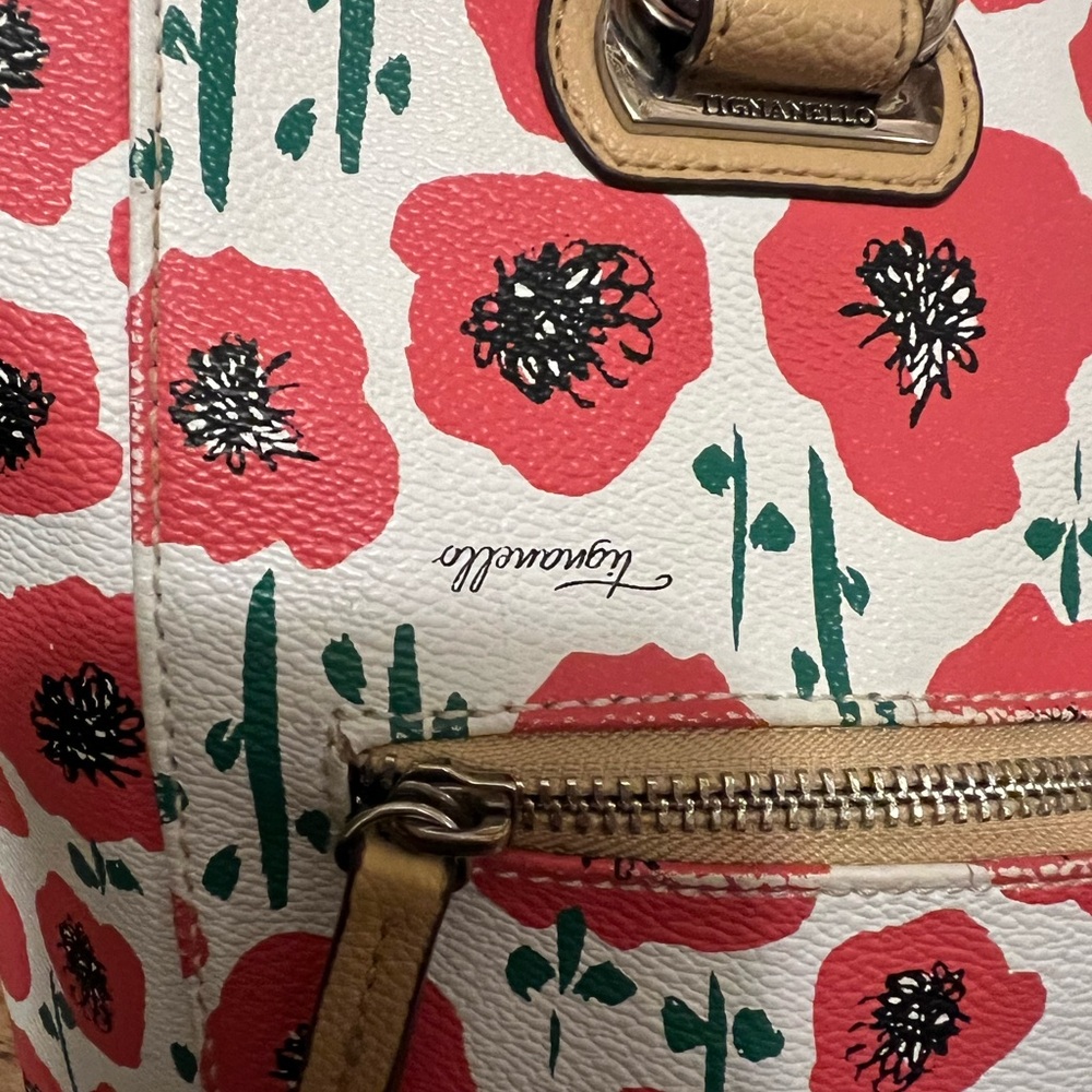Tignanello Strawberry Poppy
Medium Handbag Tote Bag Purse - Picture 3 of 15